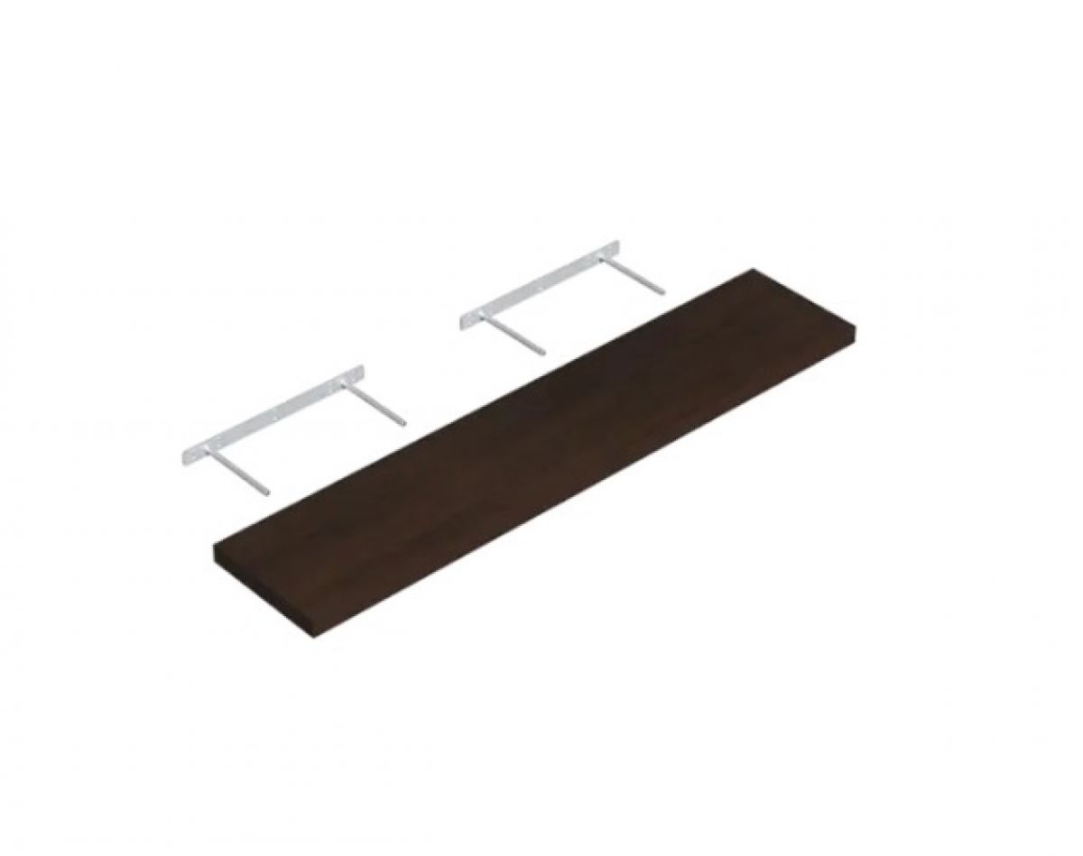 FS 118/24 WE Floating shelf wenge 1180×235