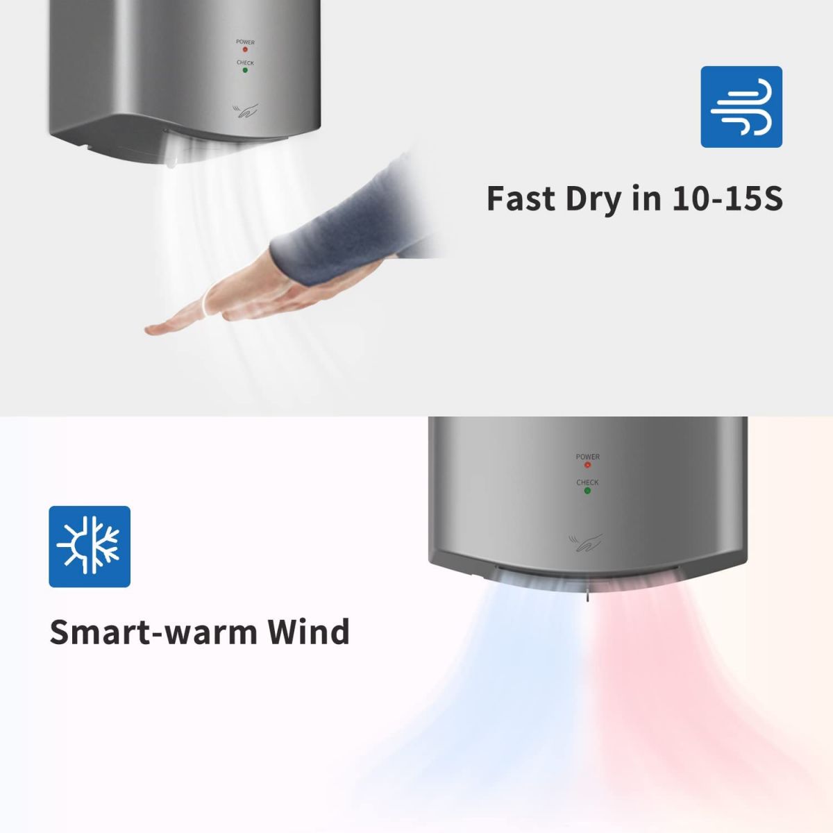 Hand Dryer Anydry 2630S