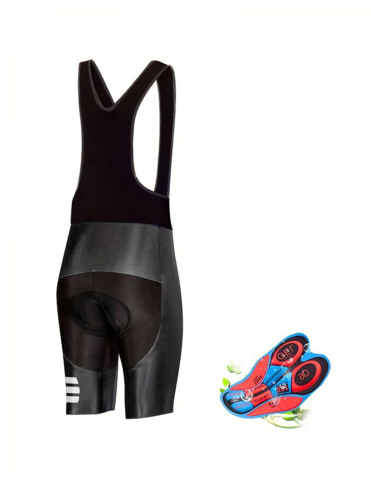 Cycling shorts with bib, L