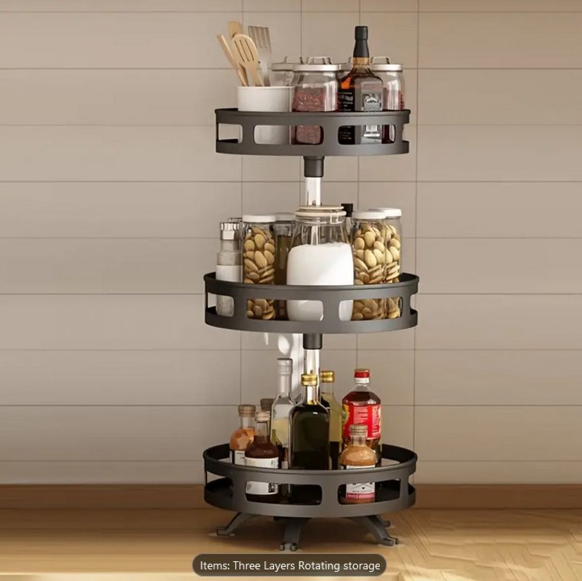 3-tier kitchen spice rack