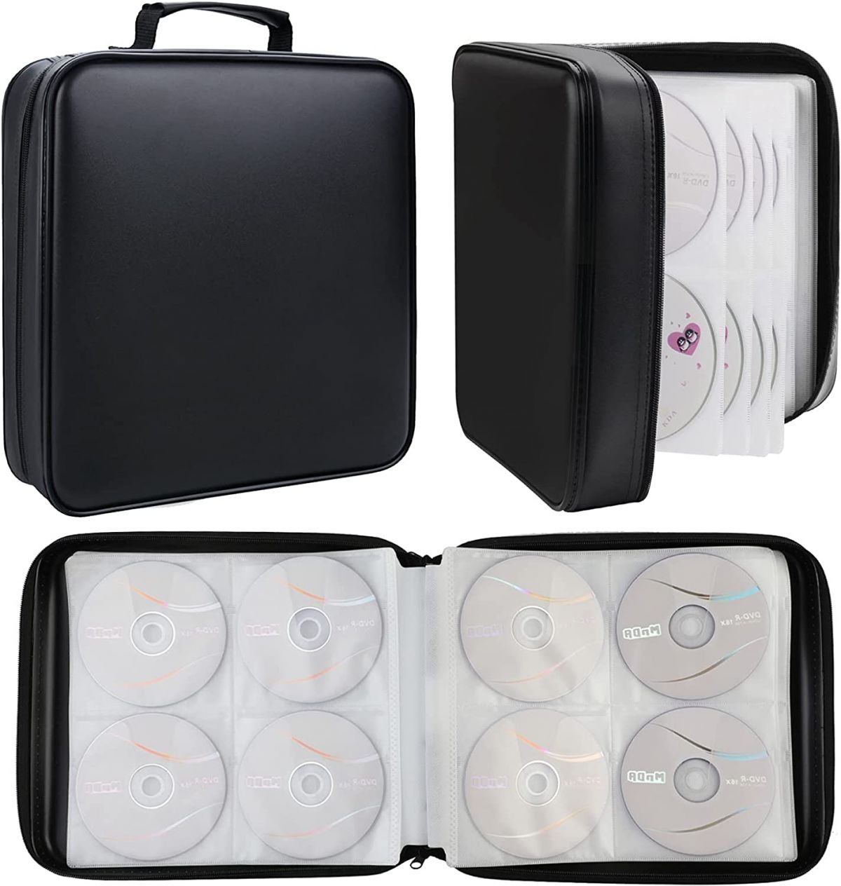Сумка для хранения DVD CD на 320шт (черный)