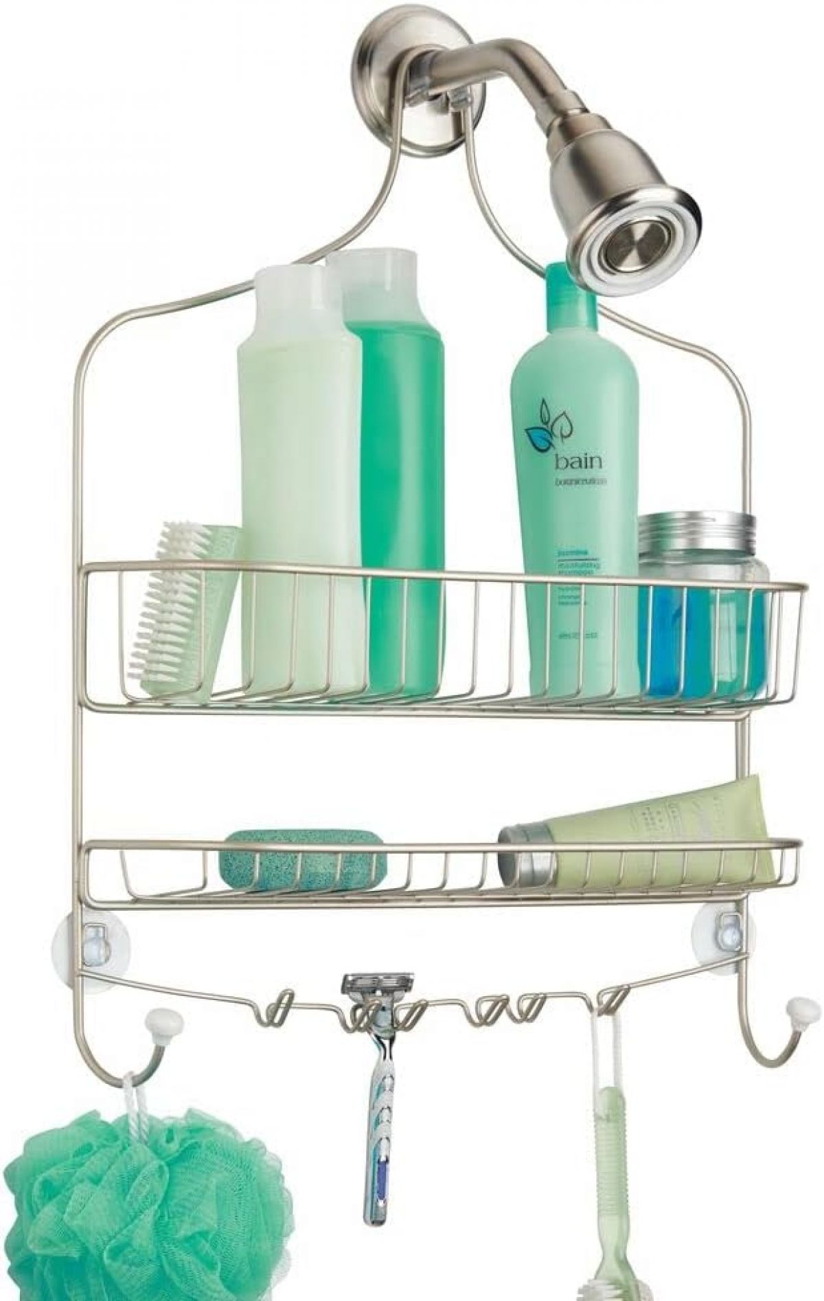 mDesign Hanging Shower Basket