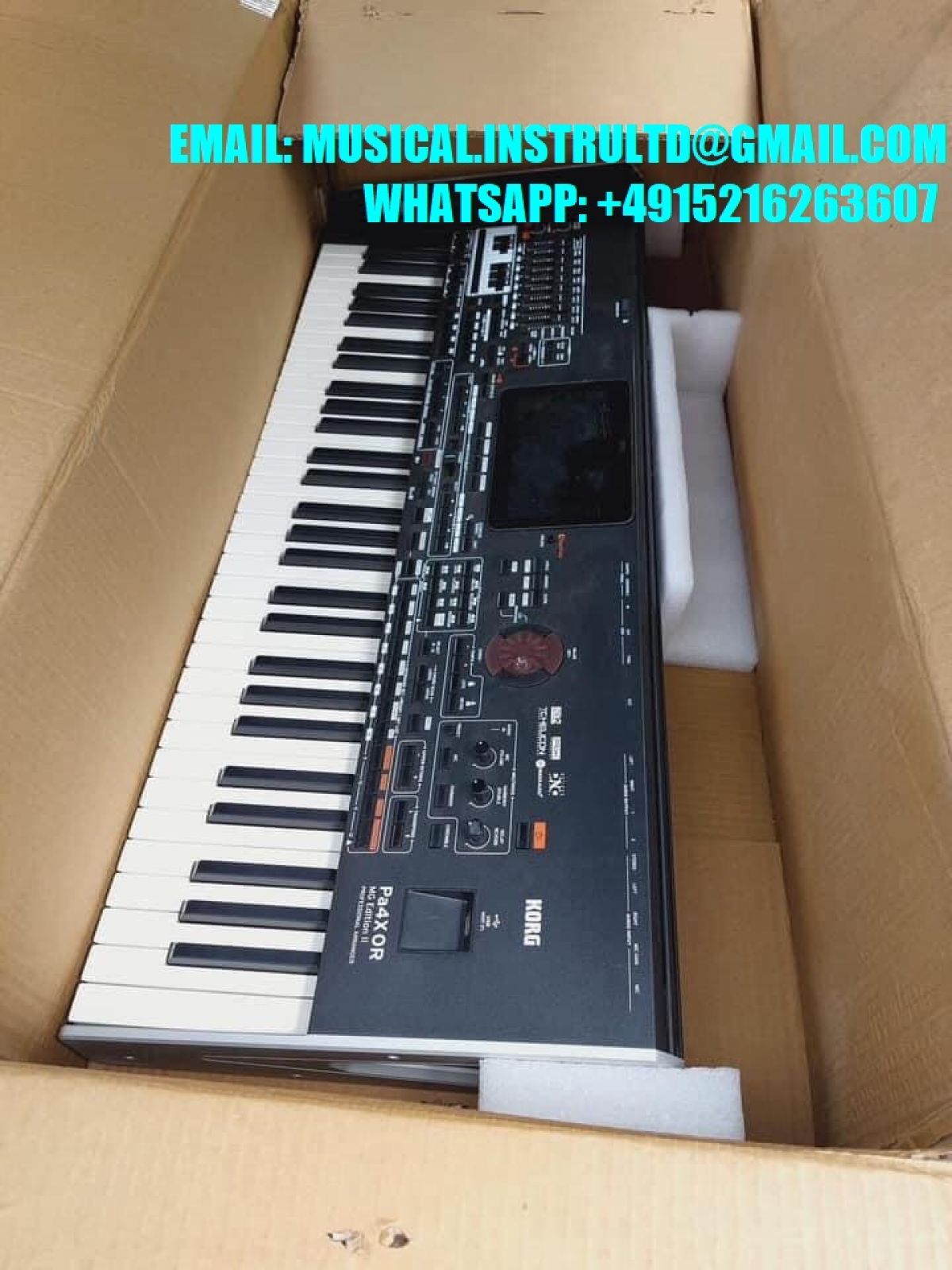 Korg Pa5X-MG Edition, Korg Pa5X76, Korg Pa4X76/Korg Pa4X Oriental/ MG2 Edition, Korg NAUTILUS 61-key, Korg Pa1000 MG Edition, Korg KRONOS2