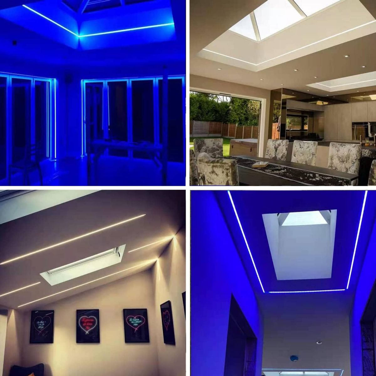Aluminum profile for LED strip 6 x 1 m