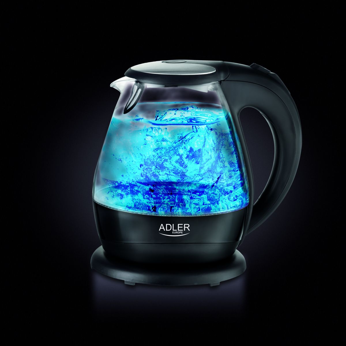 Adler AD 1224 Стеклянный чайник 1,5 L