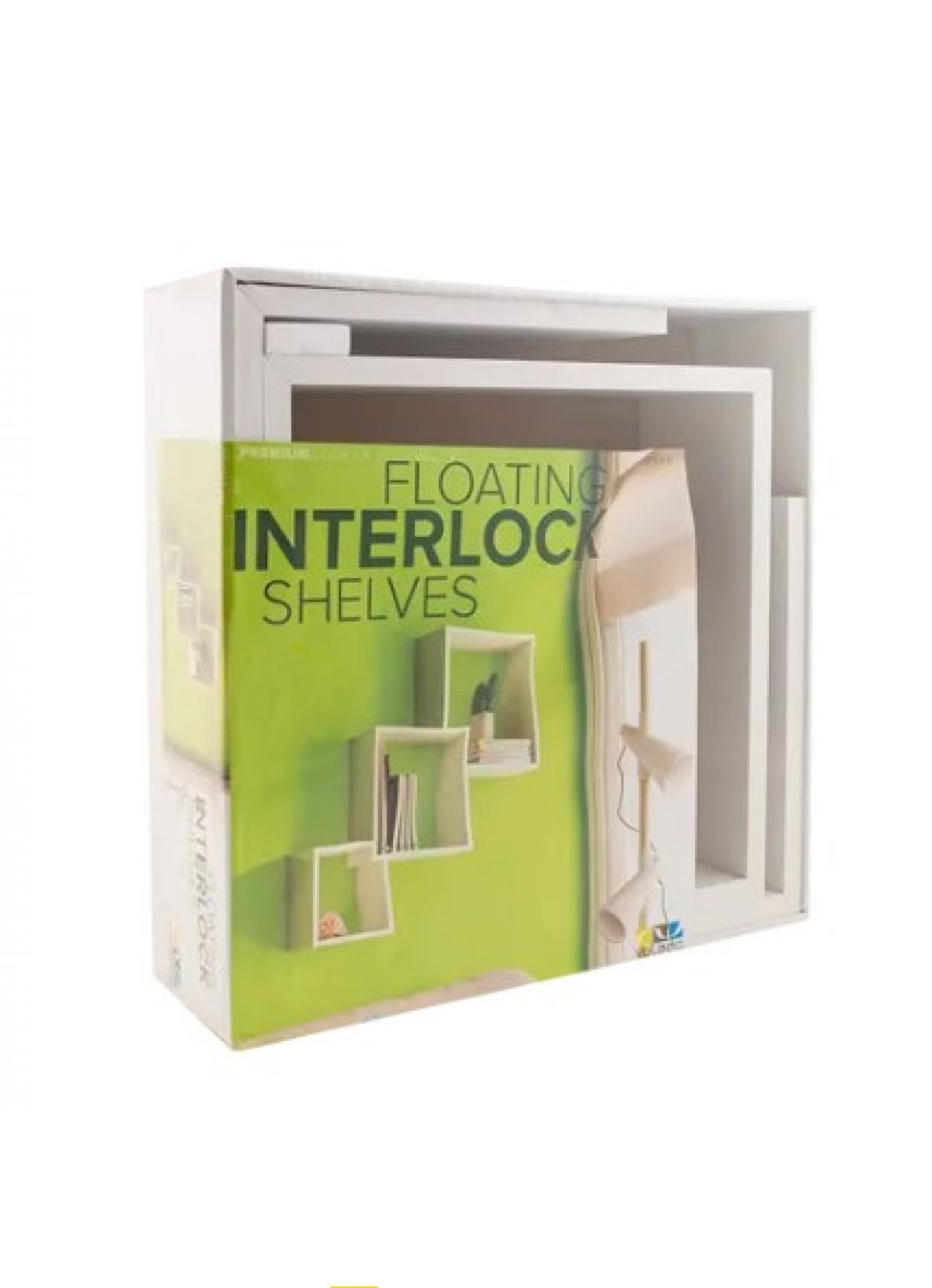 Wall Shelf Set FIS1 White 320/280/200 mm DOMAX