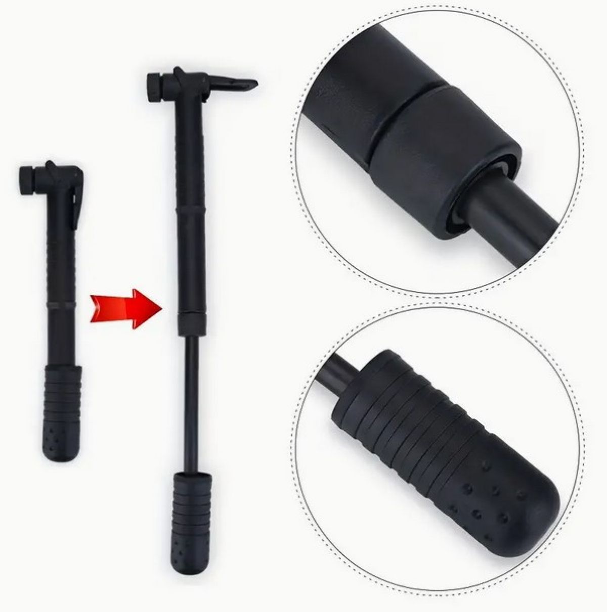 Bicycle Pump with Bracket