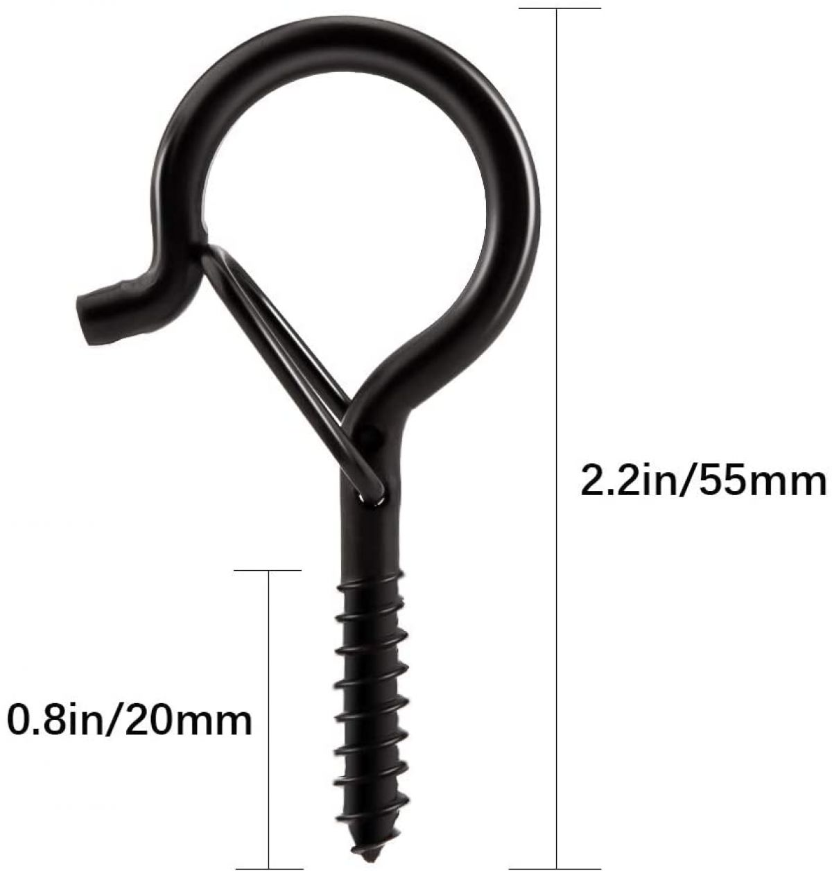 Hook screw 4.0*55mm (24pcs/pack)