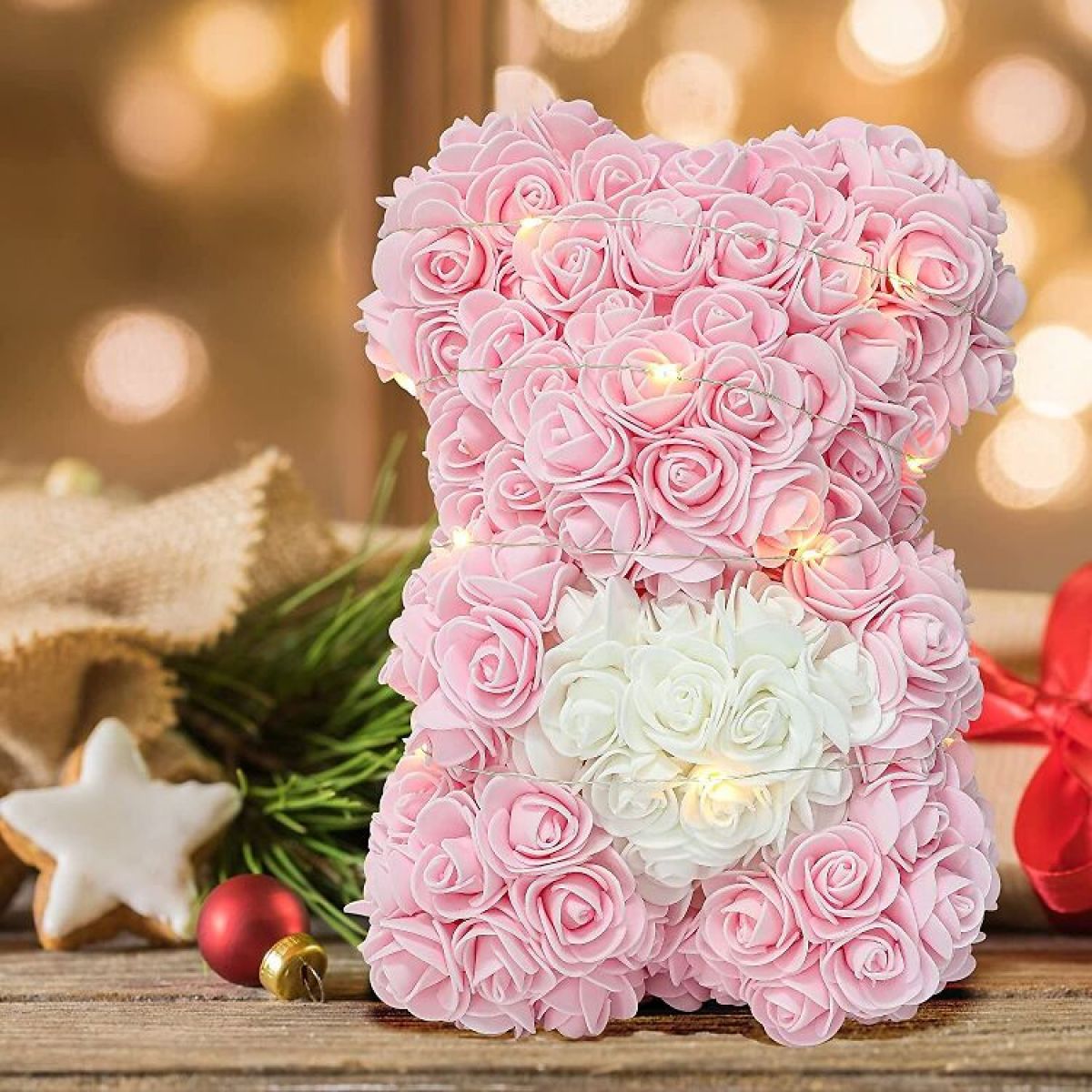 Gift bear of roses 25cm
