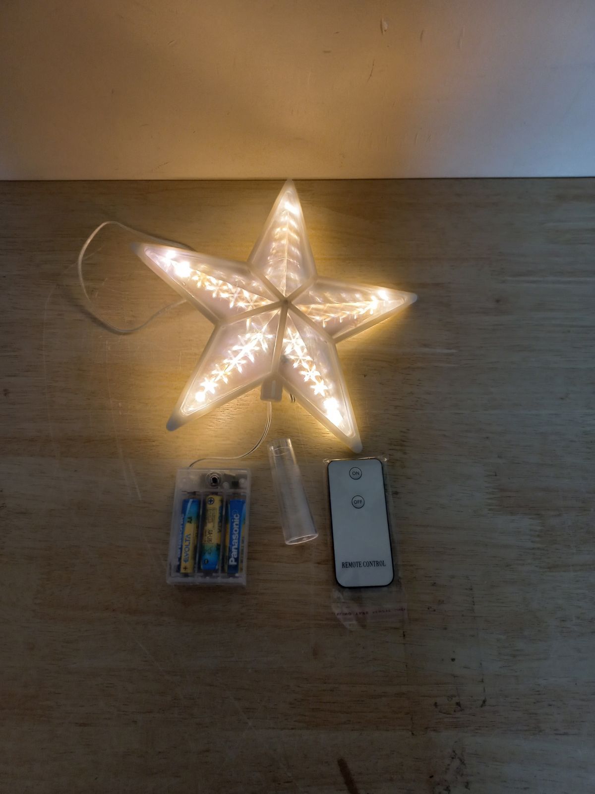 The Christmas LED star tree top