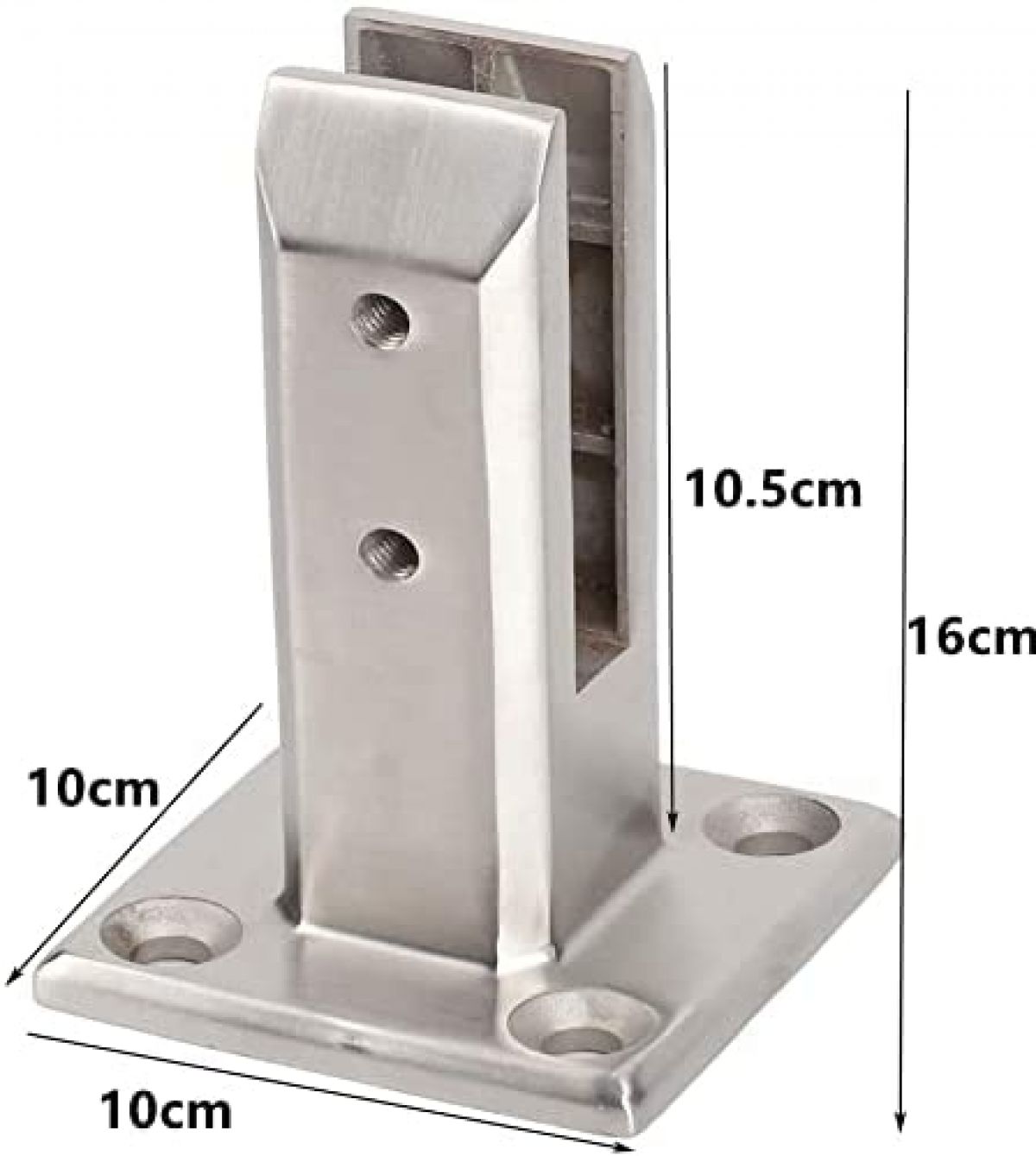 Floor glass holder (10-12 mm) 2 pcs/pack
