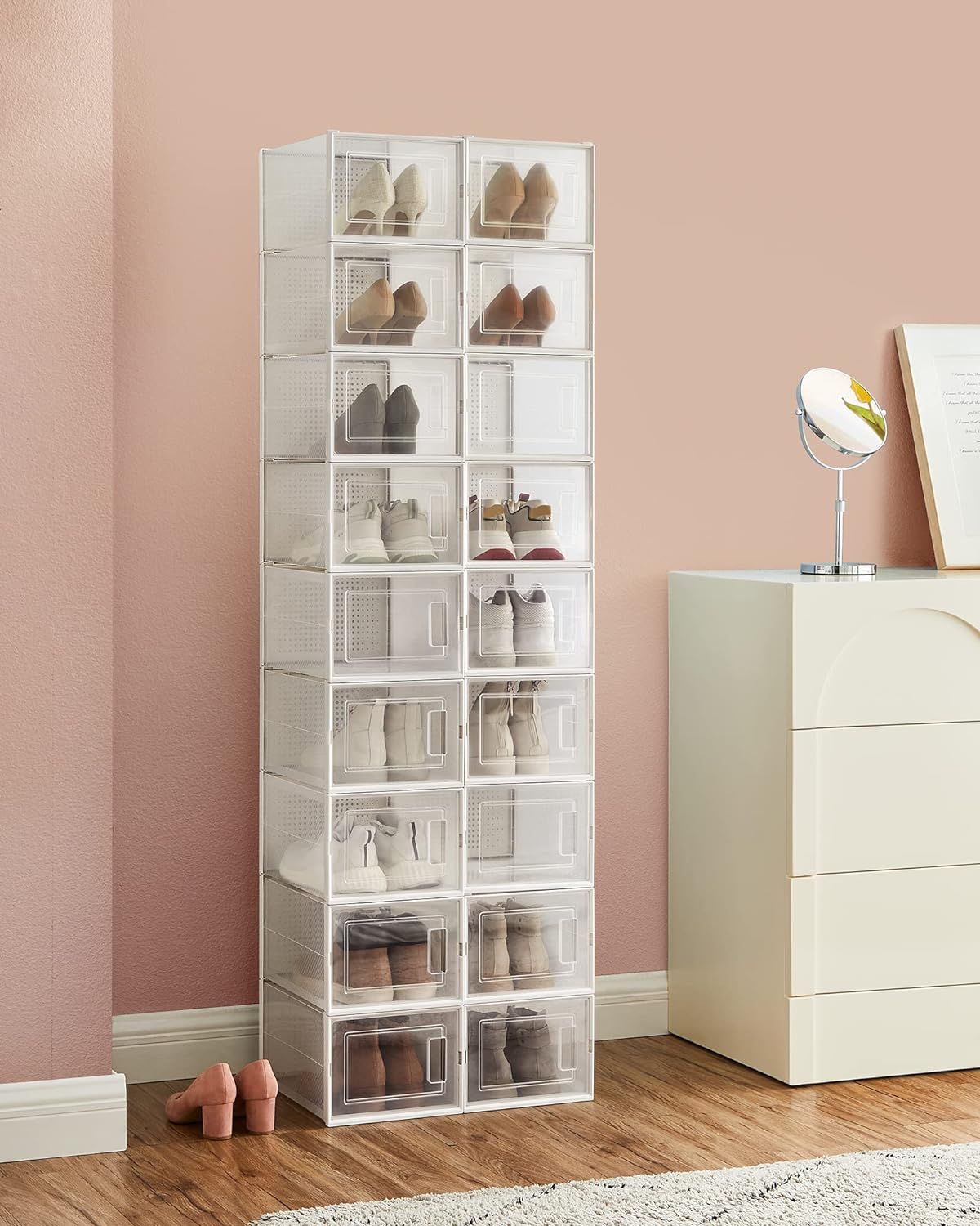 Songmics Shoe Storage Boxes