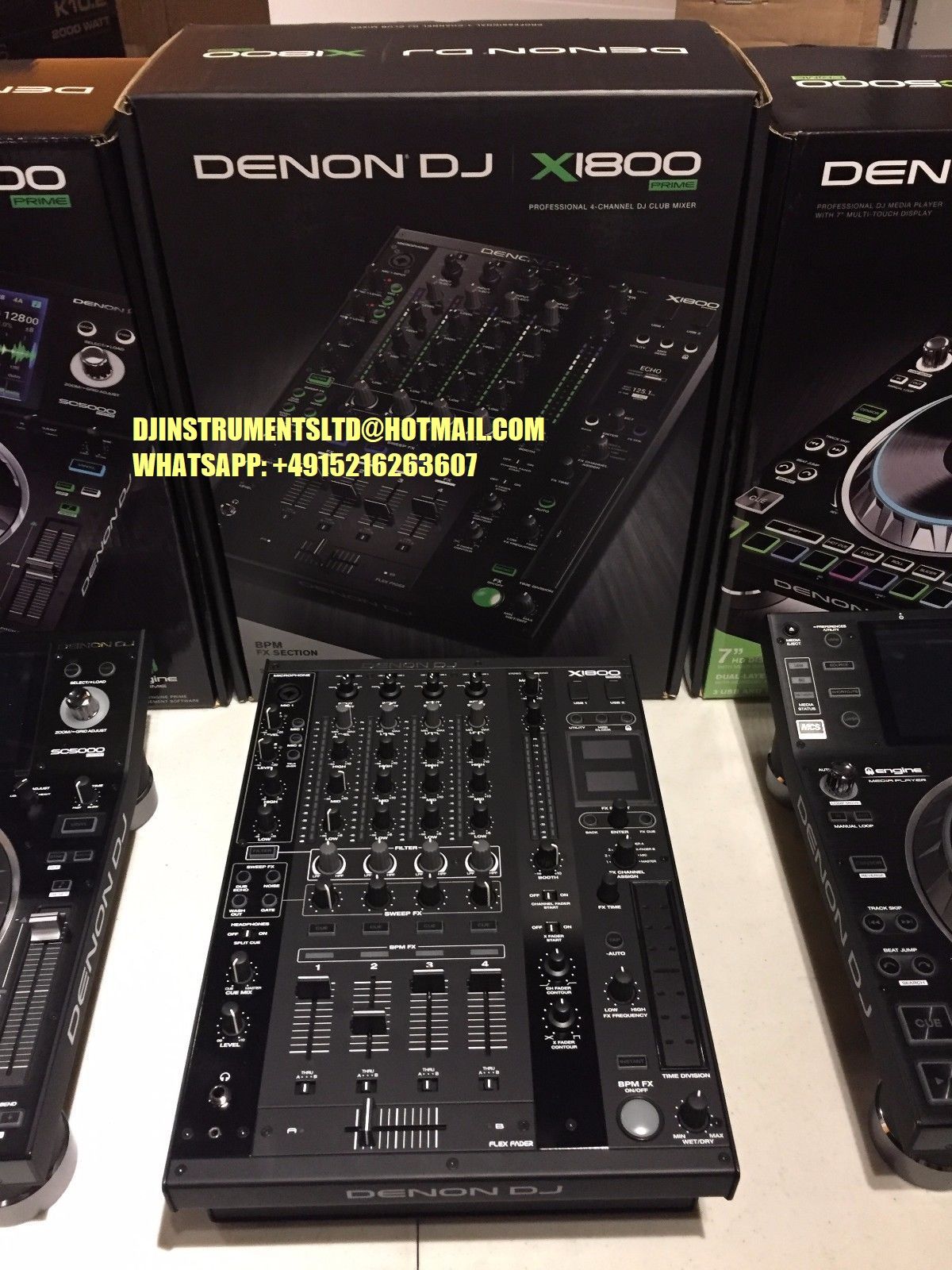 Вендо Нуово Denon DJ Prime 4+W, Denon SC6000M Prime, Denon DJ X1800 Prime, Denon Dj Sc5000 Prime, Denon DJ S11, AlphaTheta XDJ-AZ, AlphaTheta OMNIS-DUO, AlphaTheta DDJ-GRV6, Pioneer DJ OPUS-Q