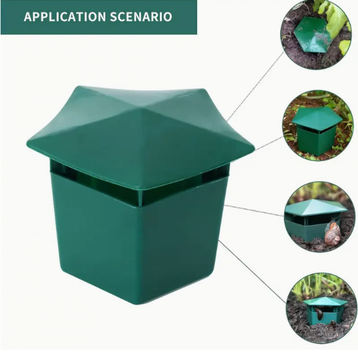 Snail and Slug Trap for the Garden (3 pcs.)