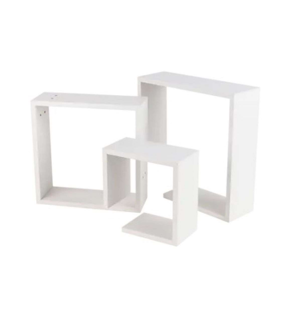 Wall Shelf Set FIS1 White 320/280/200 mm DOMAX