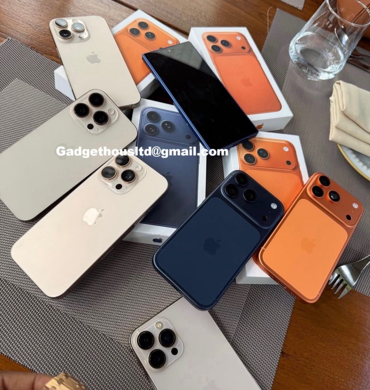 Apple iPhone 17 Pro Max, iPhone 17 Pro, iPhone 17 , iPhone Air , iPhone 16 Pro Max, iPhone 16 Pro, iPhone 16, iPhone 16 Plus, iPhone 15 Pro Max, iPhone 15 Pro