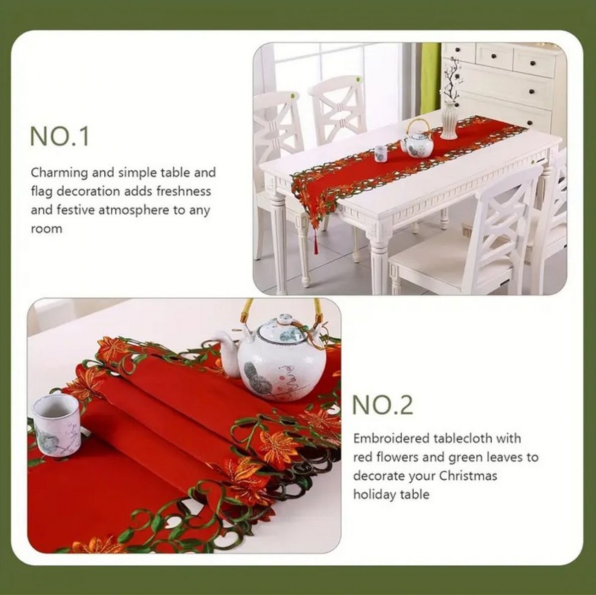 Christmas Tablecloth (38x176 cm)