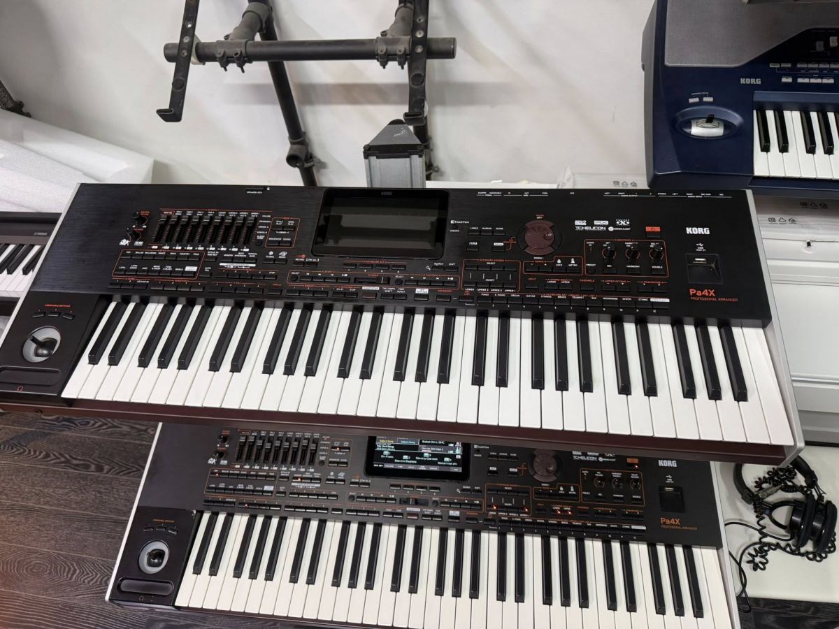 Korg Pa5X-MG Edition, Korg Pa5X76, Korg Pa4X76/Korg Pa4X Oriental/ MG2 Edition, Korg NAUTILUS 61-key, Korg Pa1000 MG Edition, Korg KRONOS2