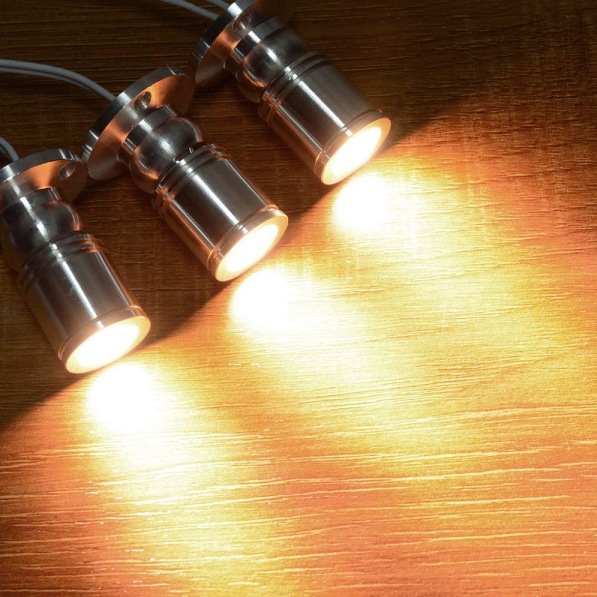 LED освещение, Набор из 4 светильников, 2 W, вращающийся на 360°