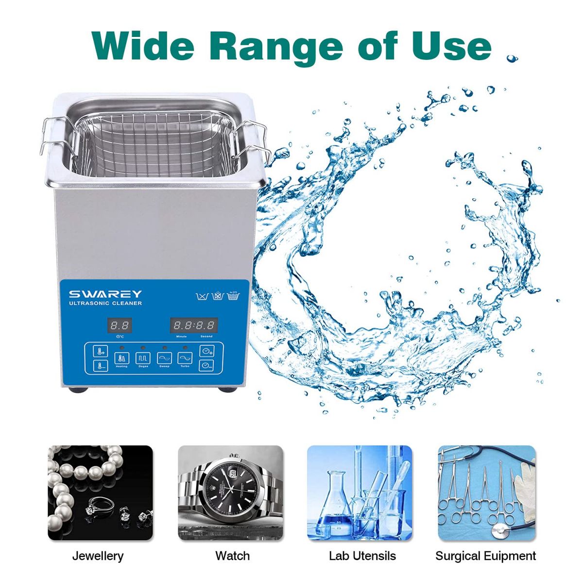 Swarey 2.5 L Ultrasonic Cleaning Device