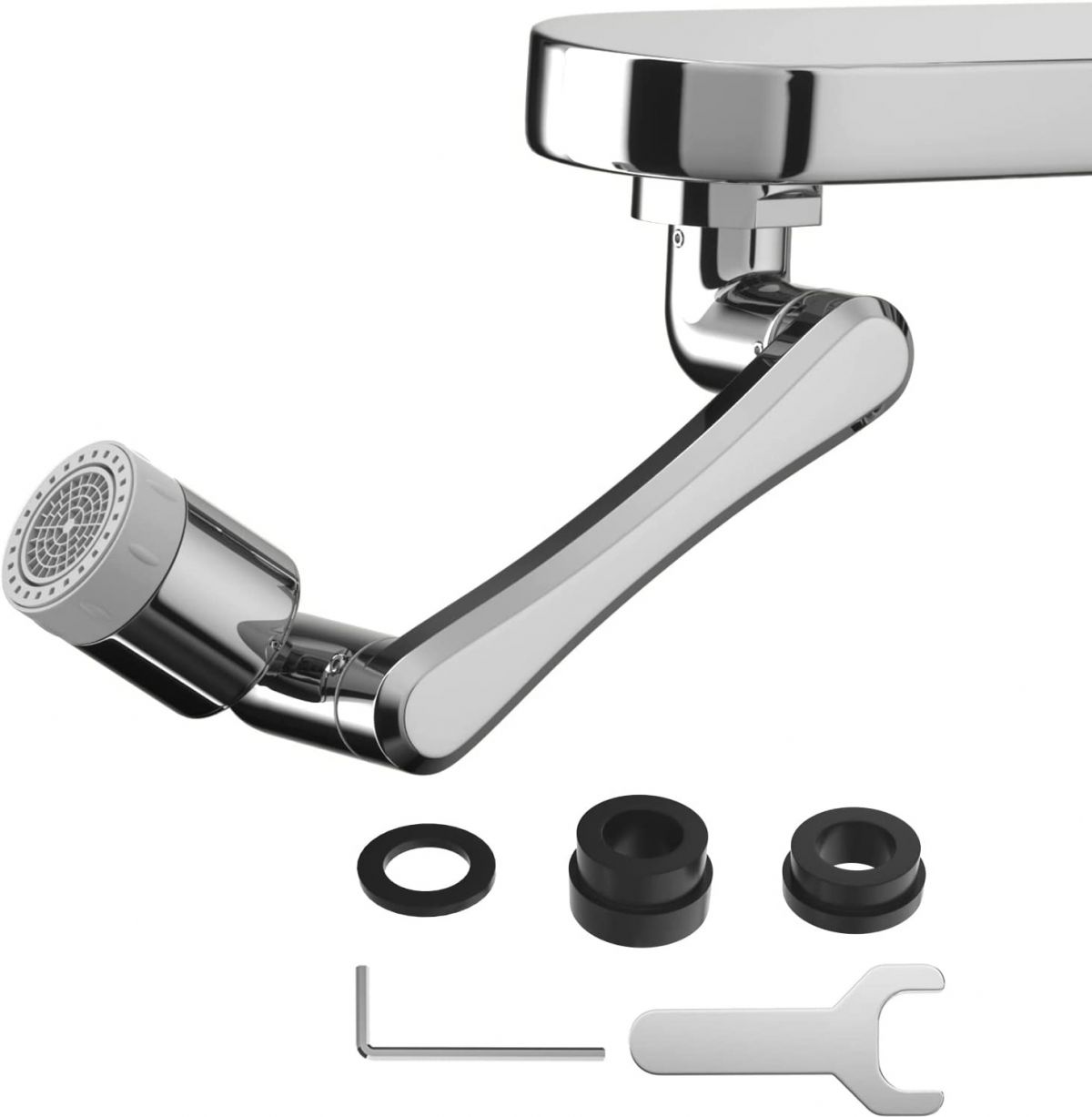 Swivel mount for mixer, 1080 degree rotation