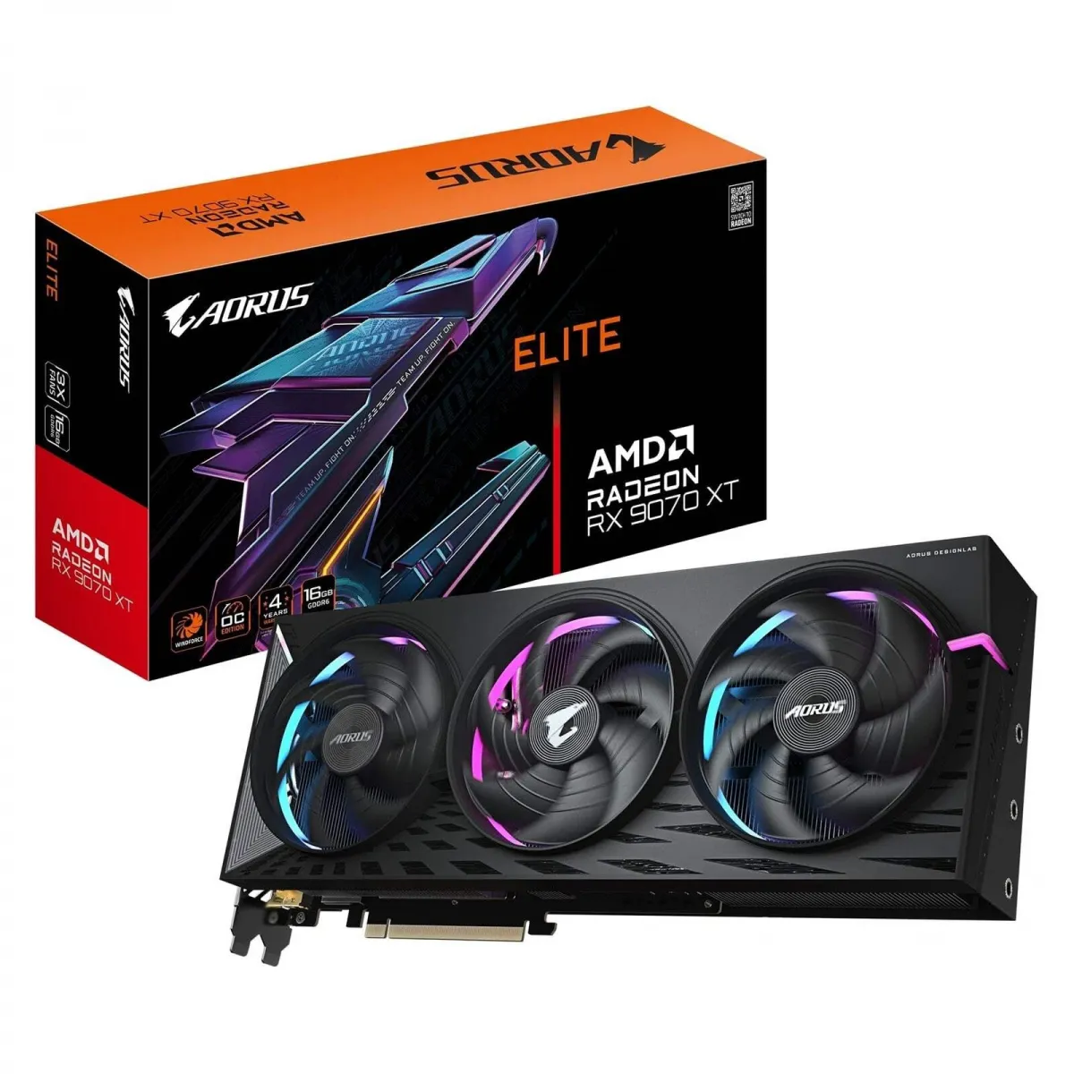 Gigabyte AMD Radeon RX 9070 XT ELITE 16GB GDDR6 Graphics