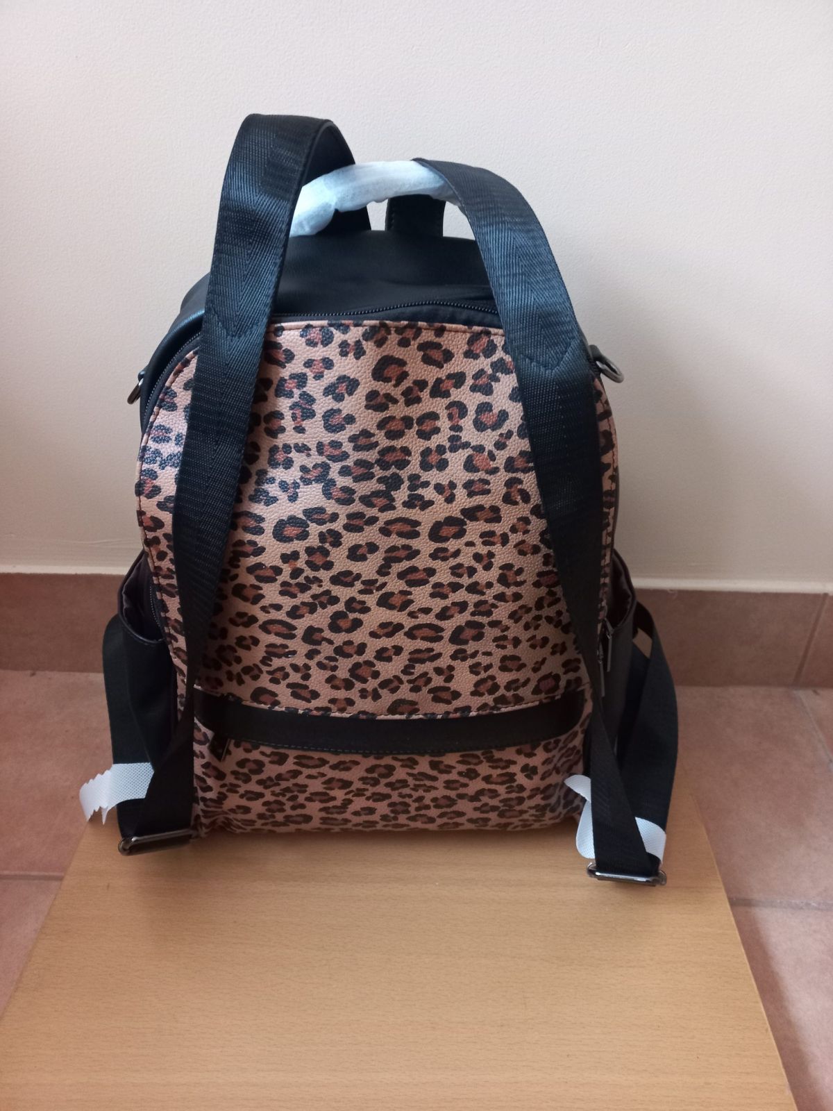 Backpack for women girls, leopard