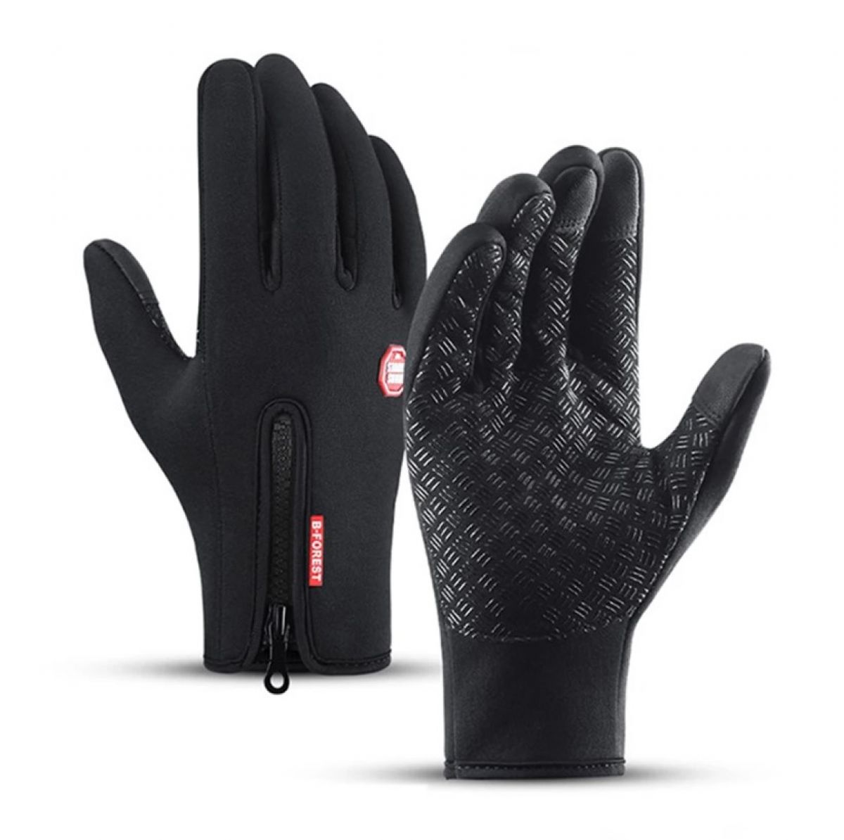 Warm Touch Screen Gloves (XL-Black)