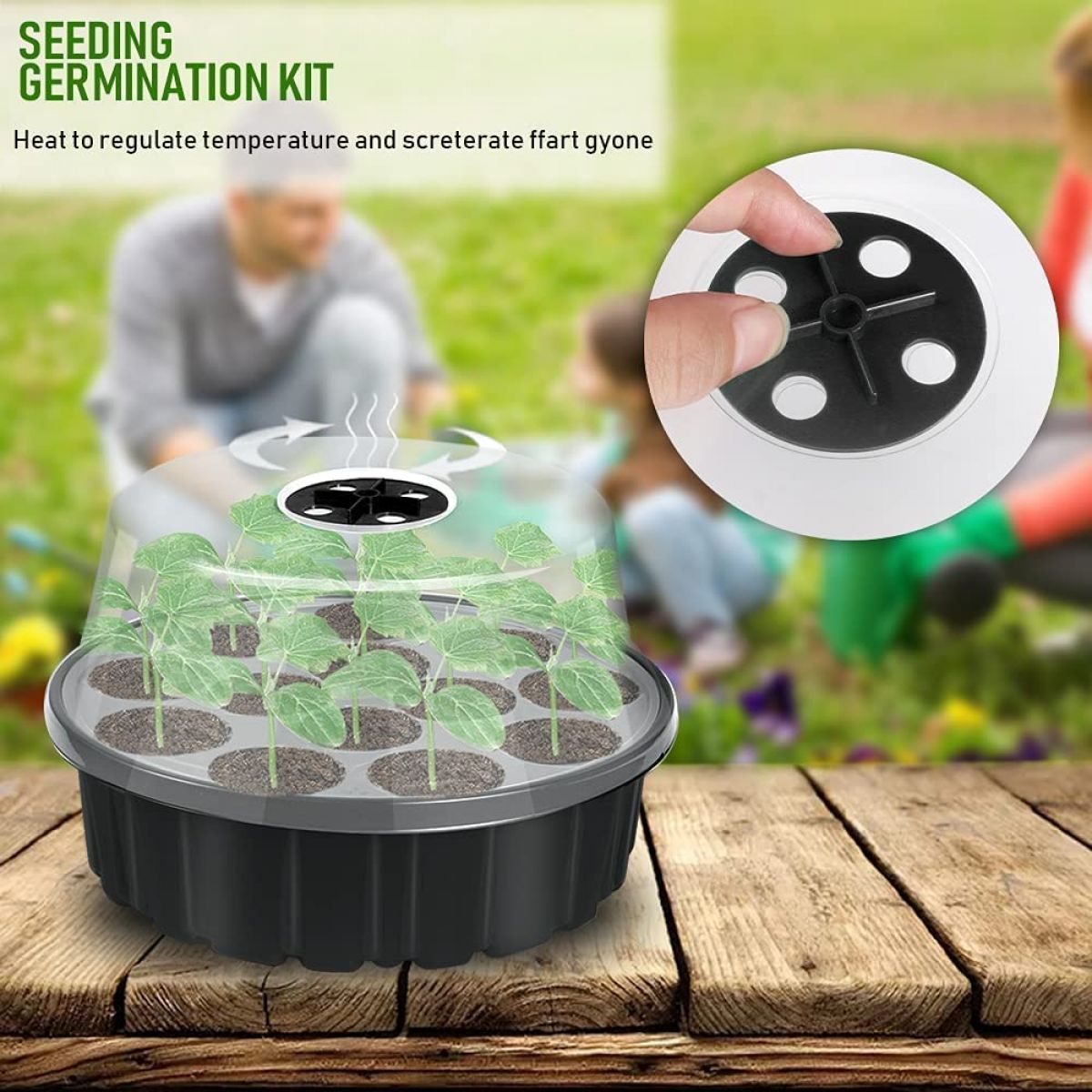 Plastic trays for growing seedlings (5 pcs.)
