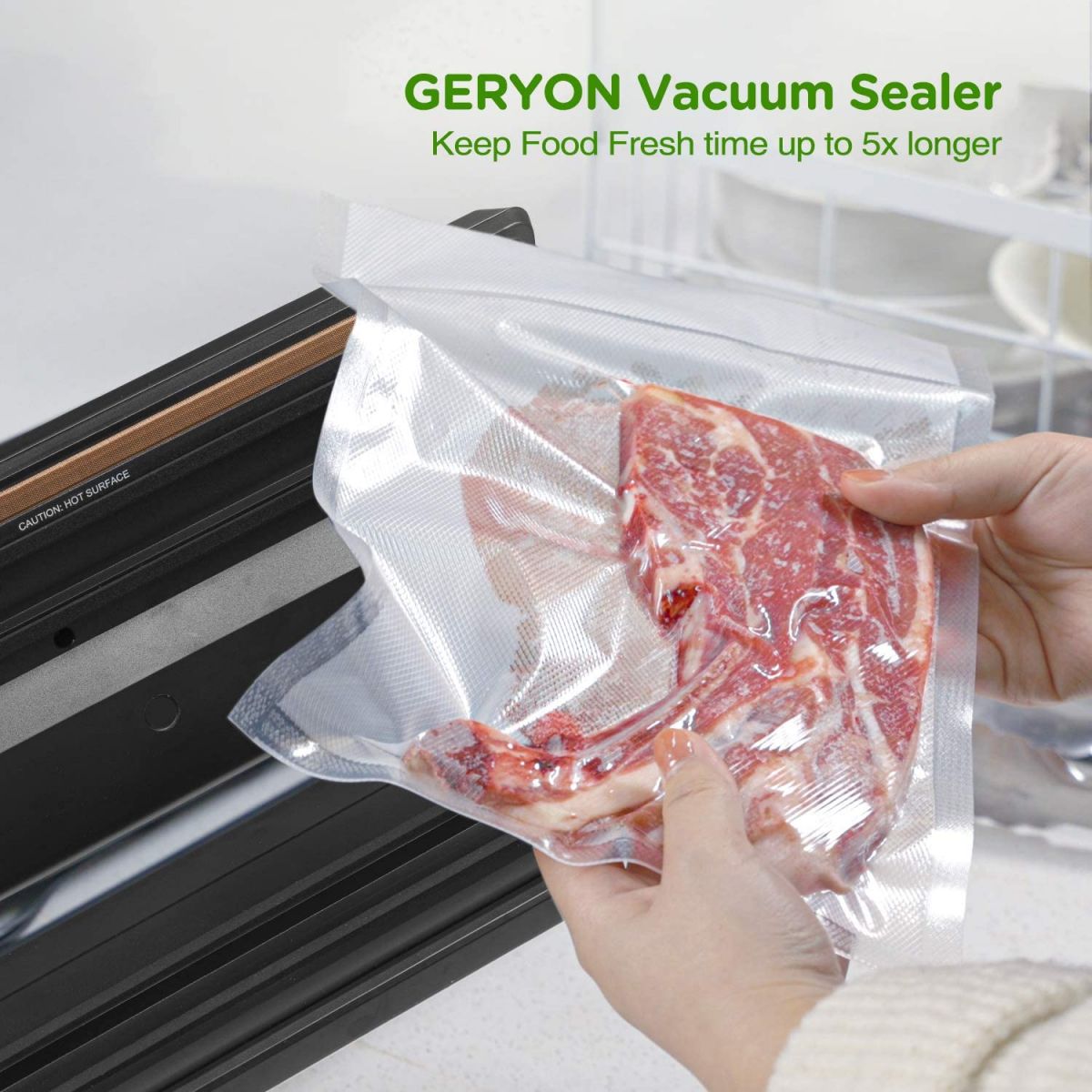 Geryon Vacuum Sealer Food Keeps