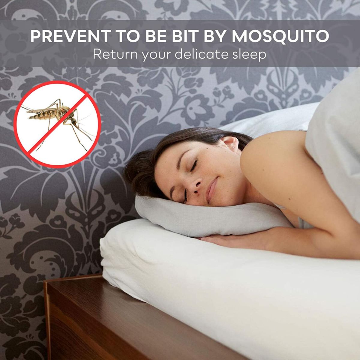 Magnetic mosquito net for insect protection 100 x 210 cm