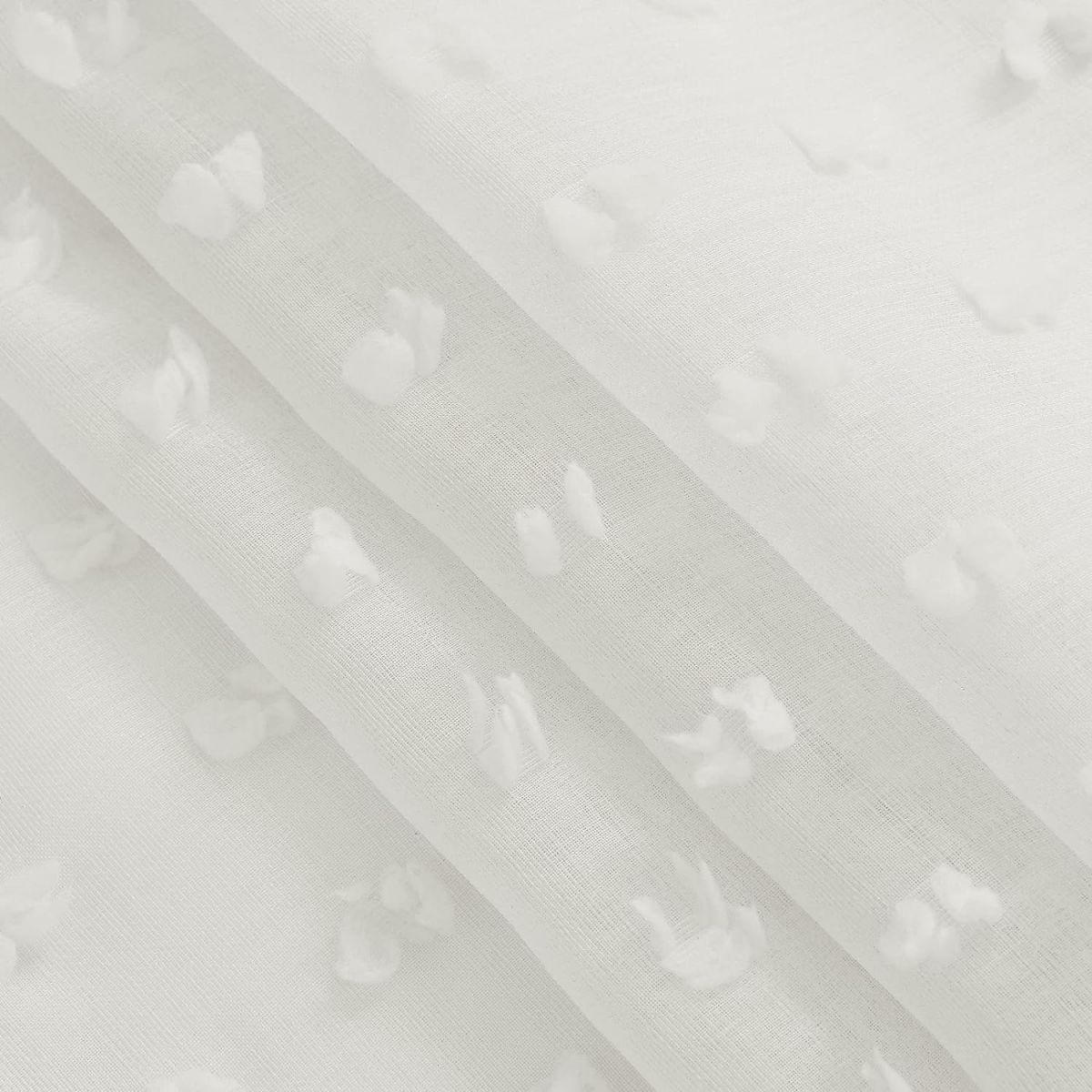 Cream Curtain Voile Hokibero, 2 pcs., 138 x 140 cm