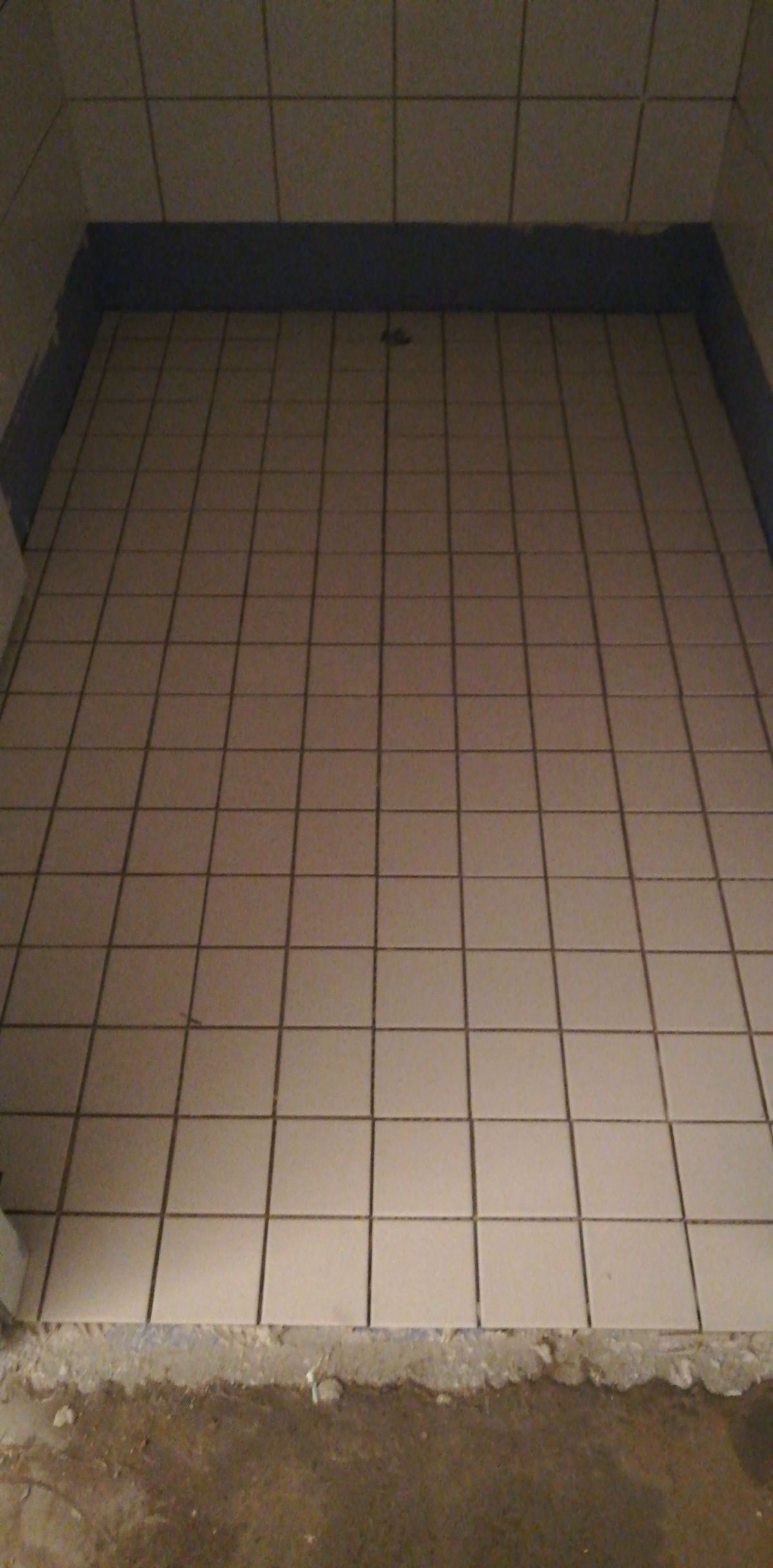 Laying tiles