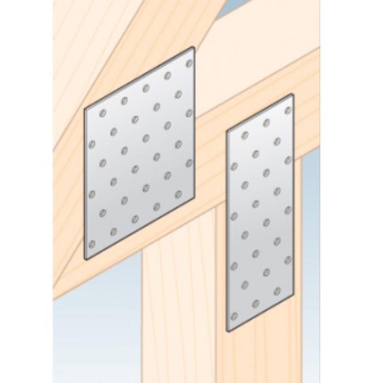 Perforated mounting plate PP17 500x100x2,0 mm DOMAX