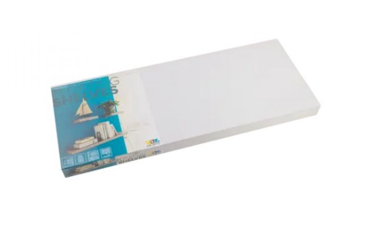 FS 60/24 BI Floating shelf white 595×235