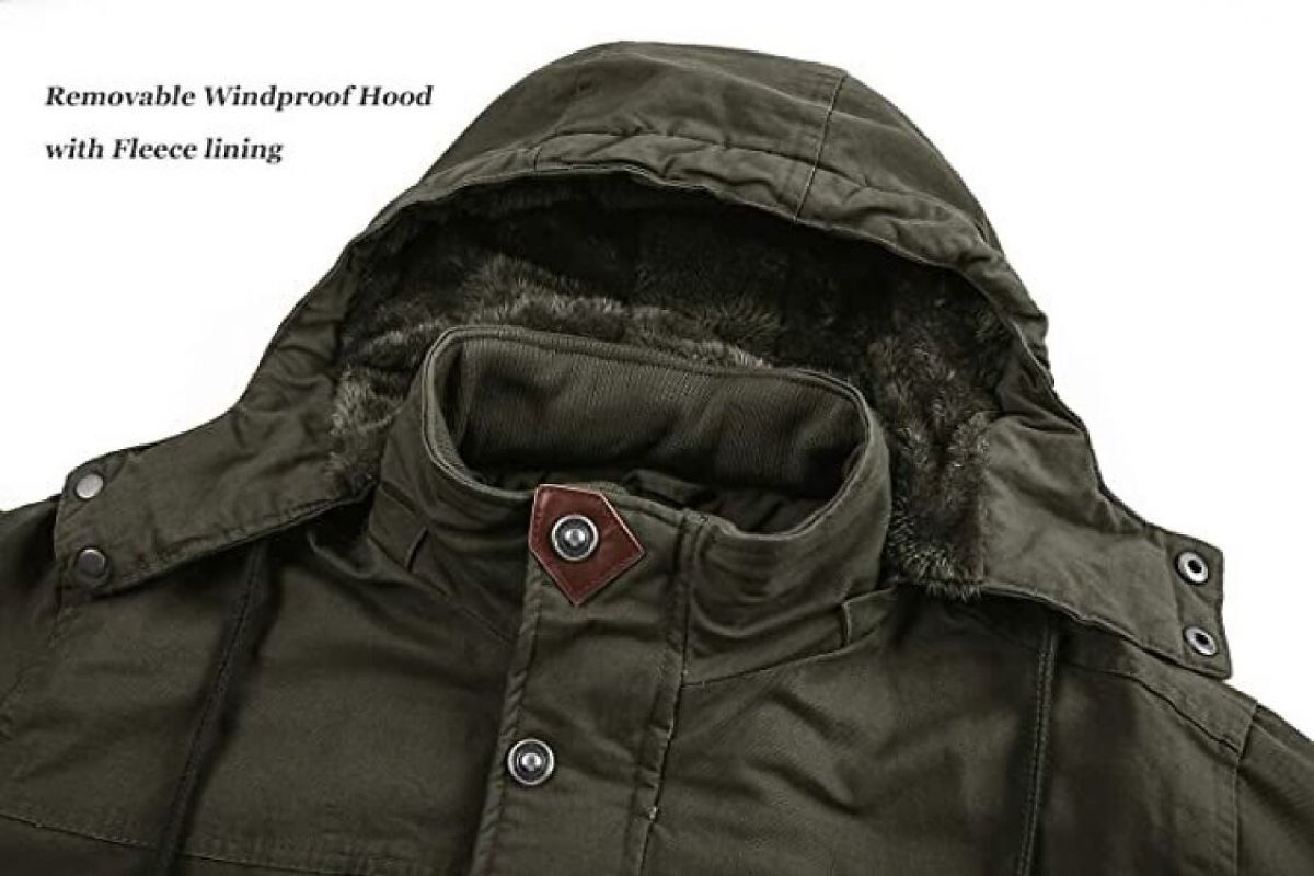 Men’s winter jacket, Kefitevd, Size L, olive