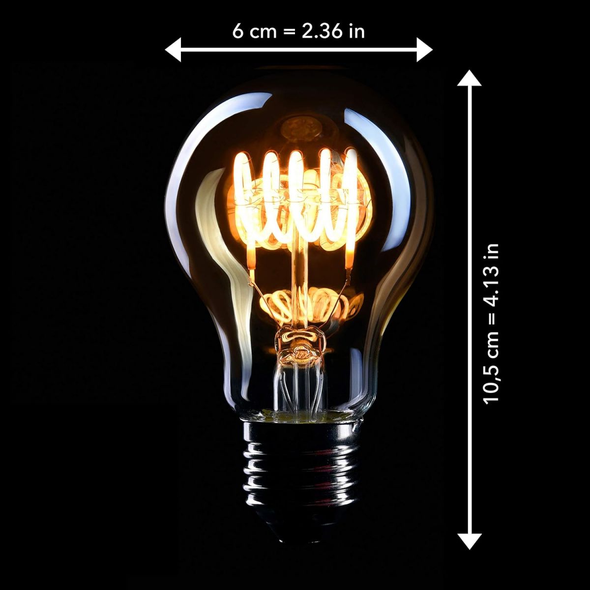 Светодиодная лампочка E27, 3 шт., 4W, 230V