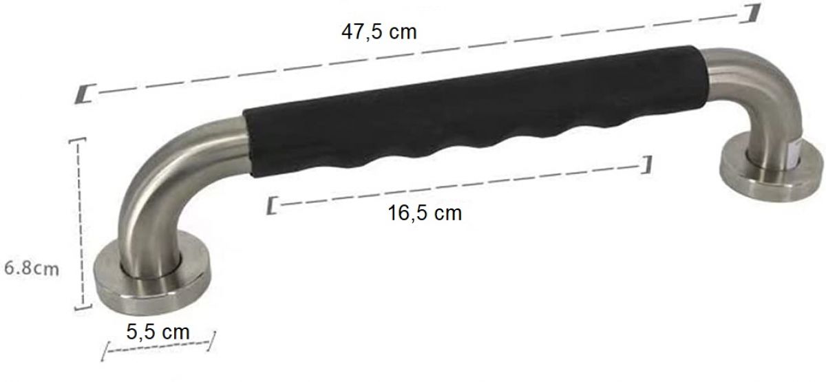 Wall mounting handle 47.5 cm